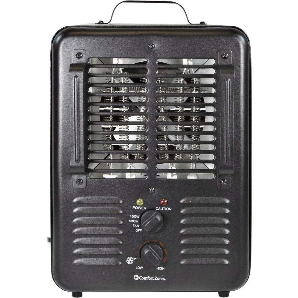 1,500-Watt Black Electric Utility Heater N200333