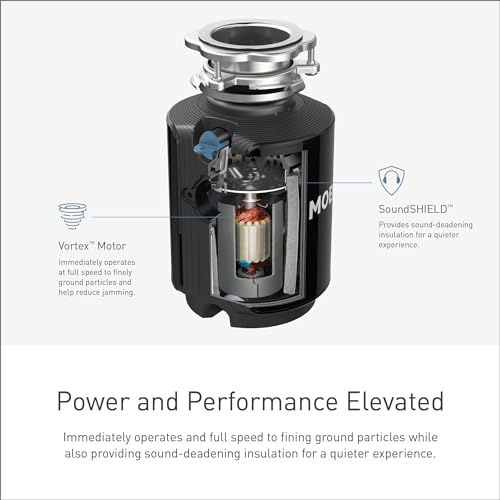 1/2 HP Continuous Feed Compact Garbage Disposal C8010