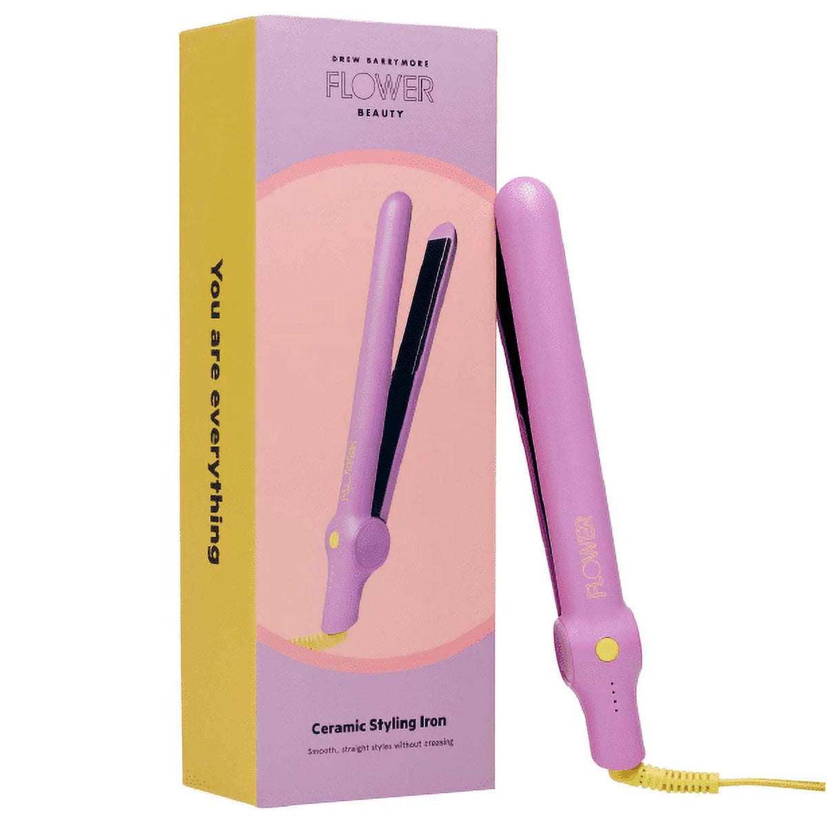 1" Ceramic Tourmaline Flat Iron Hair Straightener G4468
