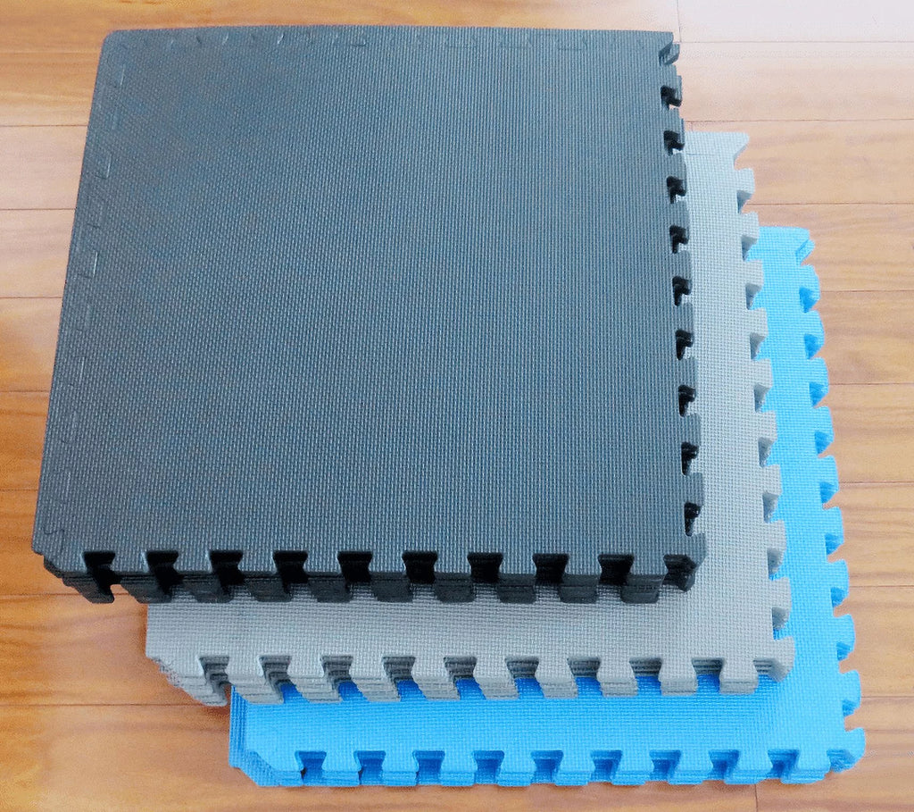 1/2 In. Extra Thick EVA Foam Interlocking Exercise Mat, 24 Square Feet I78202
