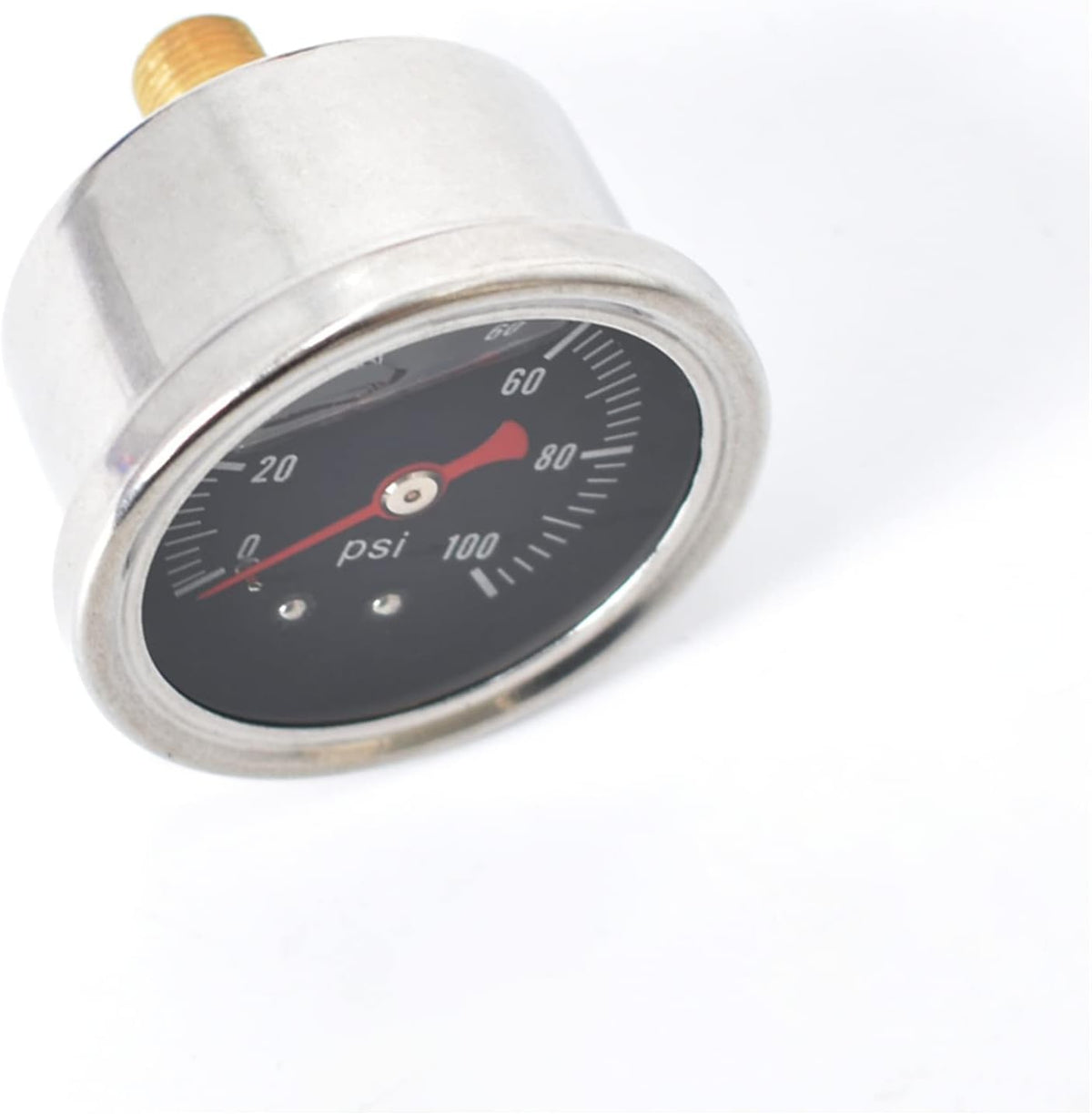 0-100 Psi Blue Red Universal Fuel Pressure Regulator Kit with Gauge and AN-6 Fuel Line Hose Pack of 2 N959